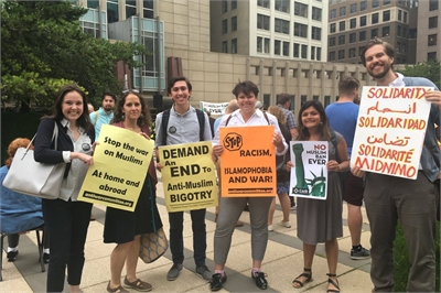 Photo from protests over the 2017 Travel ban. Photo from protests over the 2017 Travel ban.